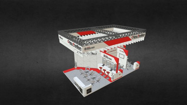 China Pavilion-Brand licensing europe 2016 3D Model