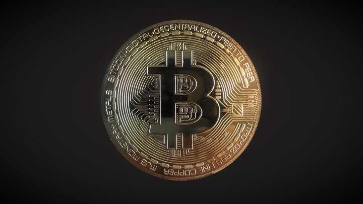 Bitcoin 3D Model