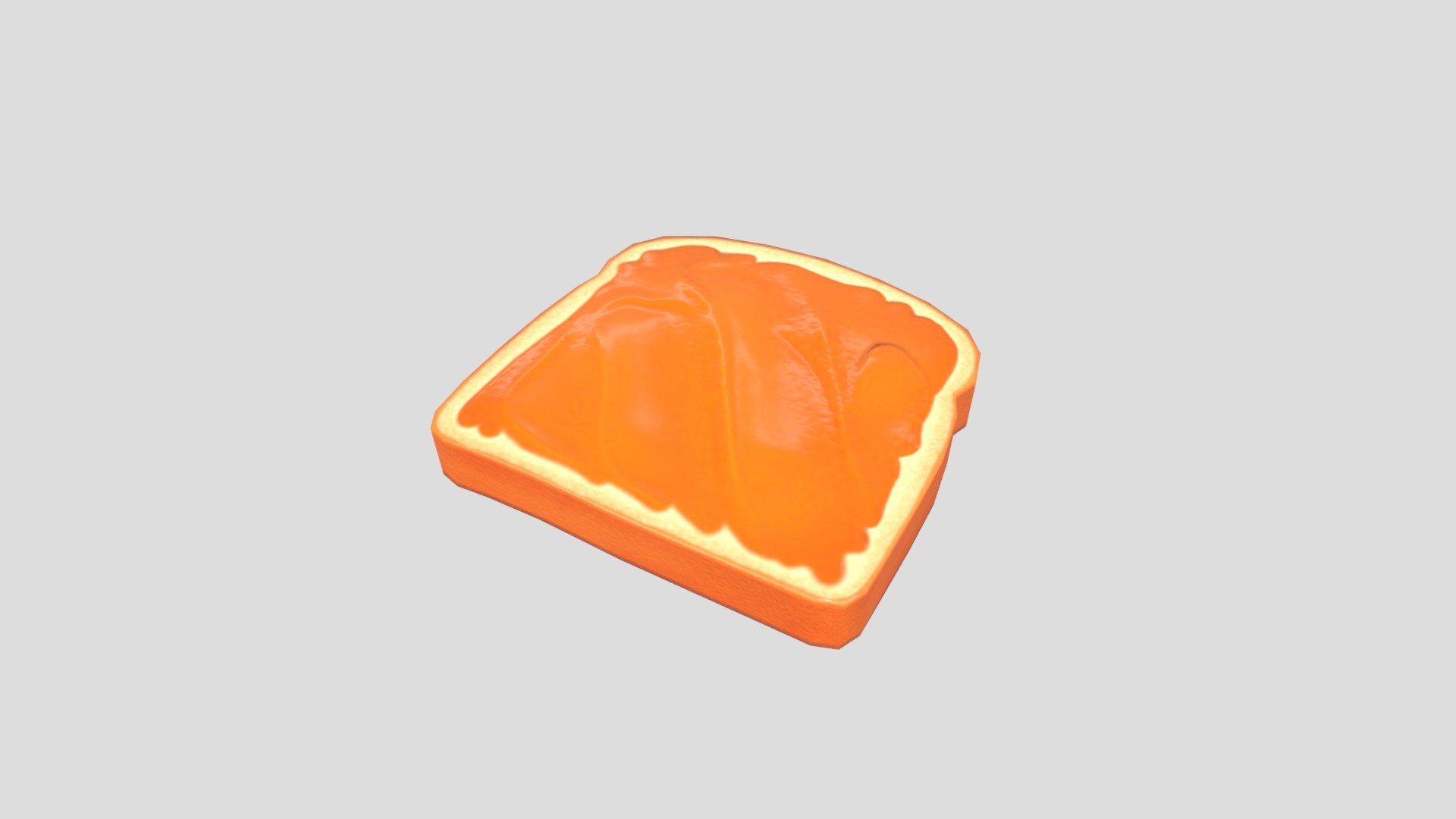 Peanut Butter Toast — Sketchfab embed 3D viewer