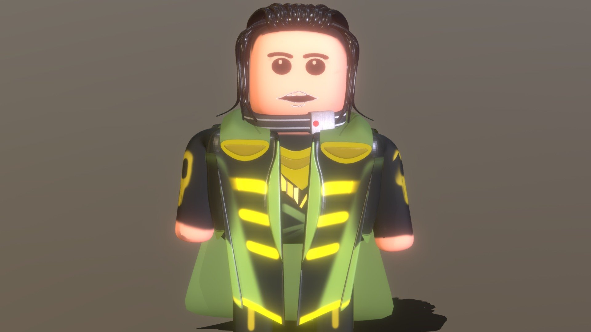 Low Poly Loki - Download Free 3D model by Dhruv Chaudhary [6a965f5] -  Sketchfab, image size:1920x1080