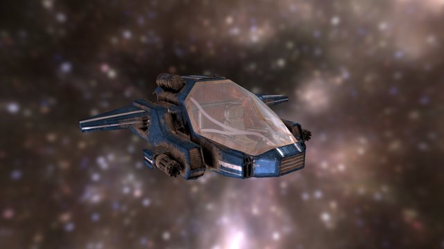 SpaceShip 3D Model