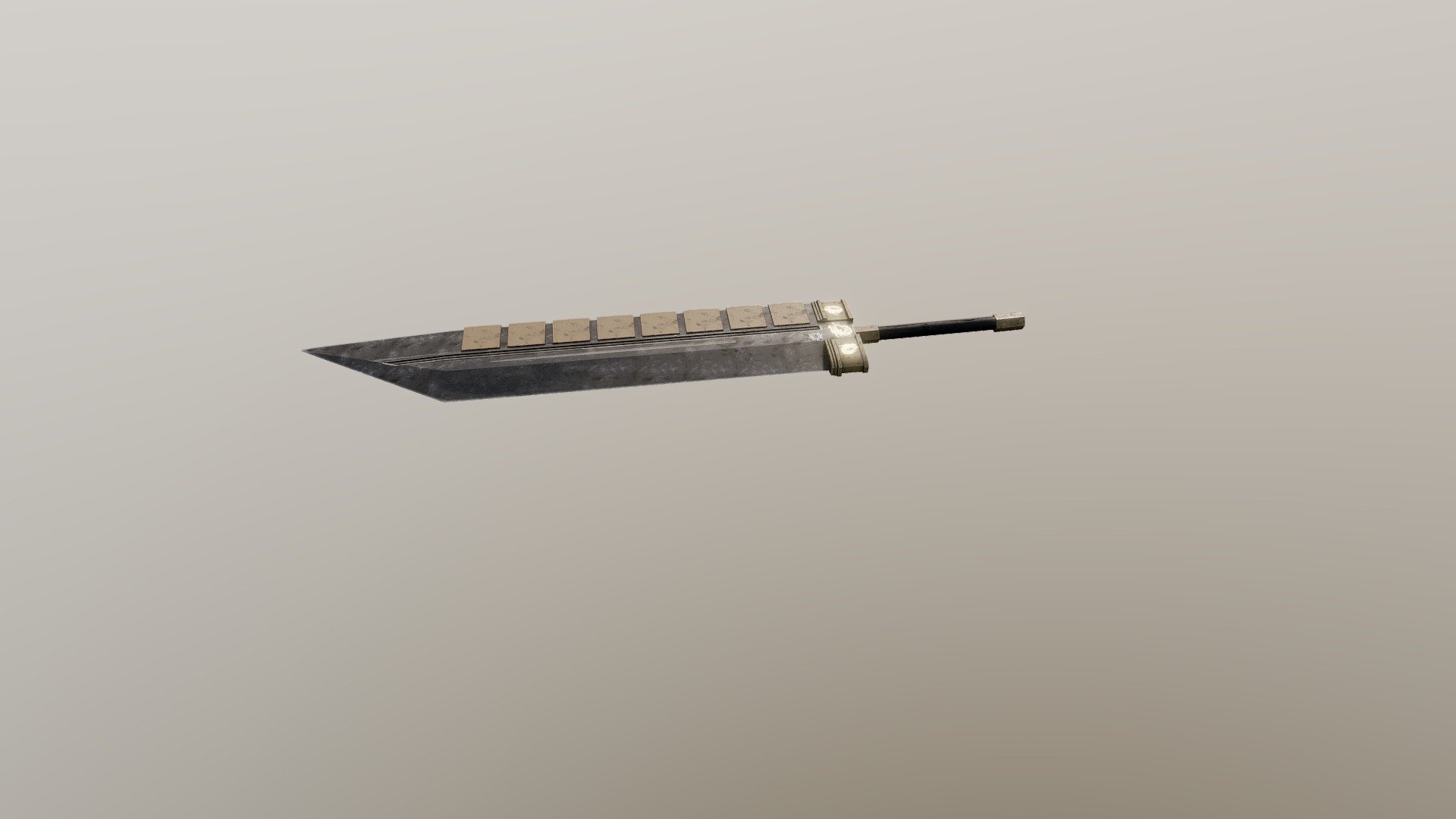low poly sword.