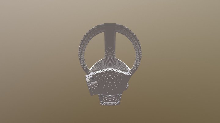 First try Pyro mask (uncolored) 3D Model