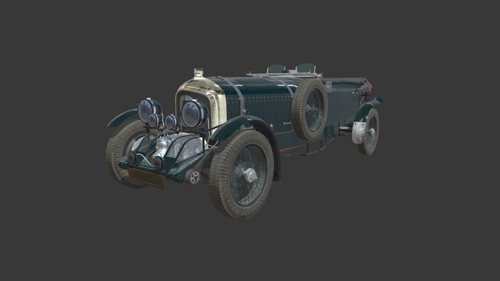 Bentley_Meteor_1930_LP+Tex 3D Model