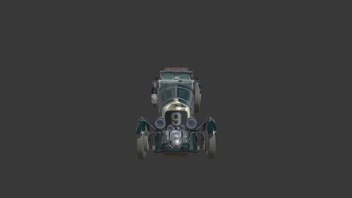 Bentley_Meteor_1930_LP+Tex 3D Model
