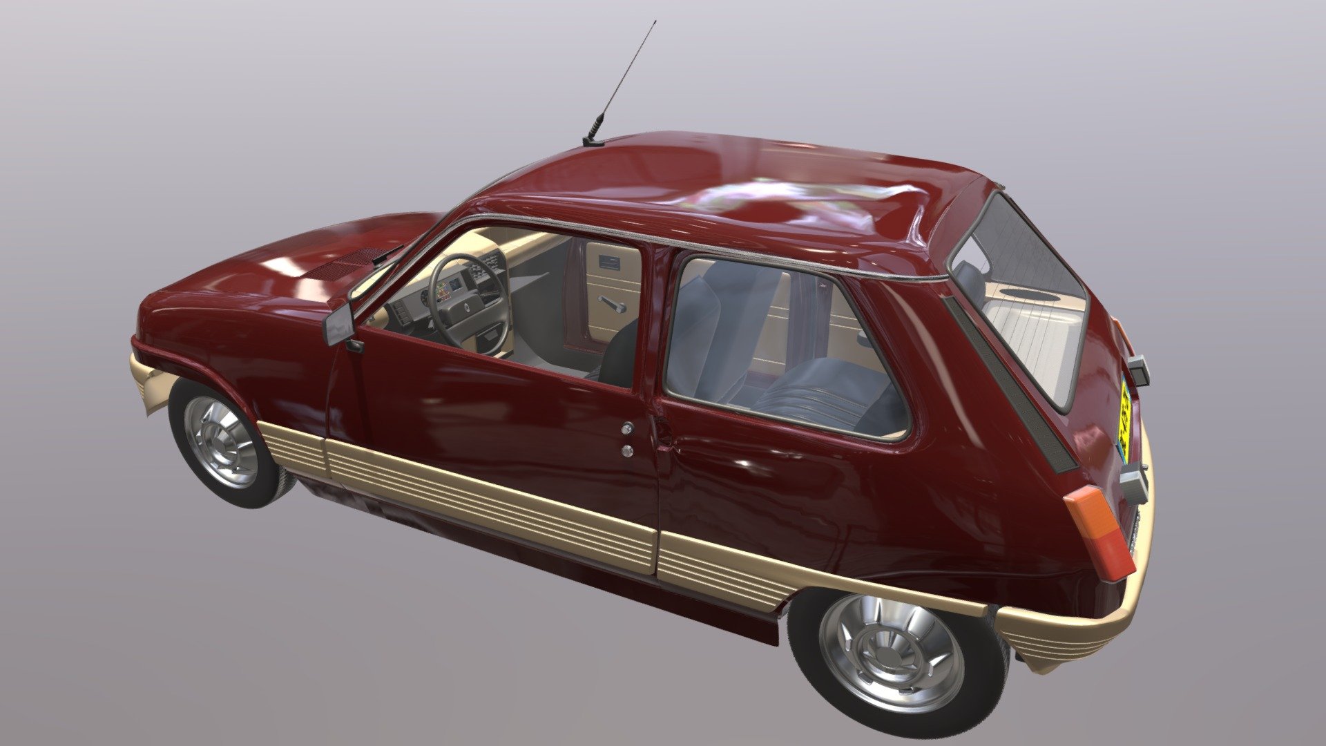 Zonder stormloop Niet modieus Renault 5 - Download Free 3D model by boitaloran (@boitaloran) [6a984d7]