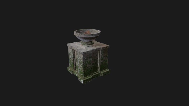 Stone Braizer 3D Model