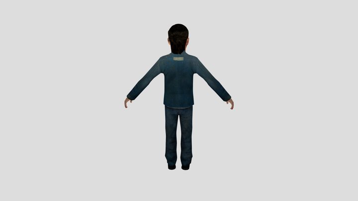 male 09 multiverse injured 3D Model