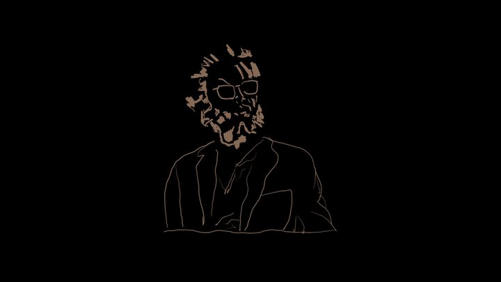 father john misty fan art #1 3D Model