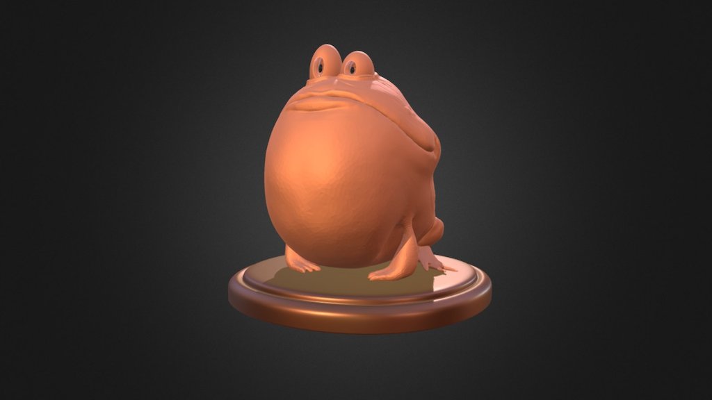 Fat Frog - 3D model by fernandomts [6a98e8e] - Sketchfab