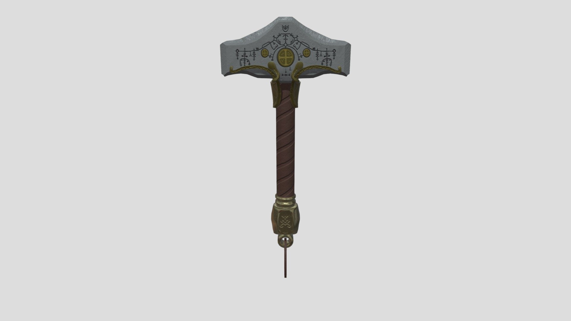 Mjolnir (God of War) - 3D model by jpdoyle96 [6a98f21] - Sketchfab