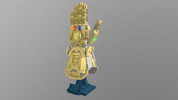 Infinity Gauntlet lego set 76191 3D Model