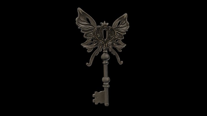 Butterfly key 3D Model