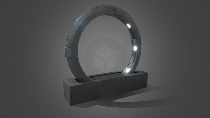 Sci-Fi portal - Asset 3D Model