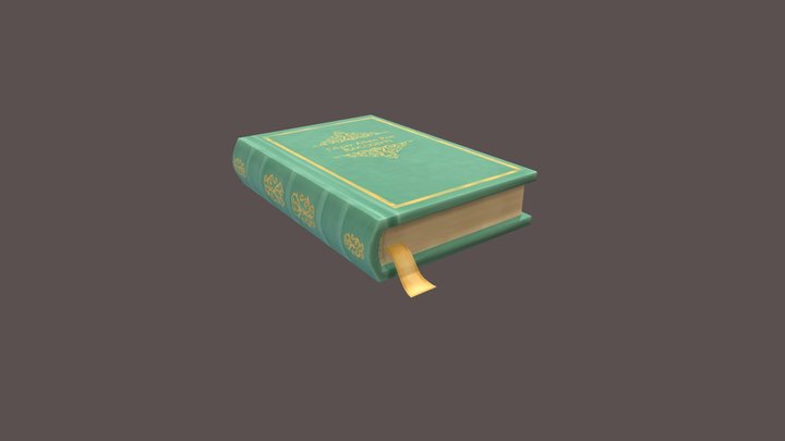 Old book 3D Model