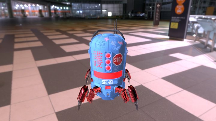 Urban Security Spider-Bot