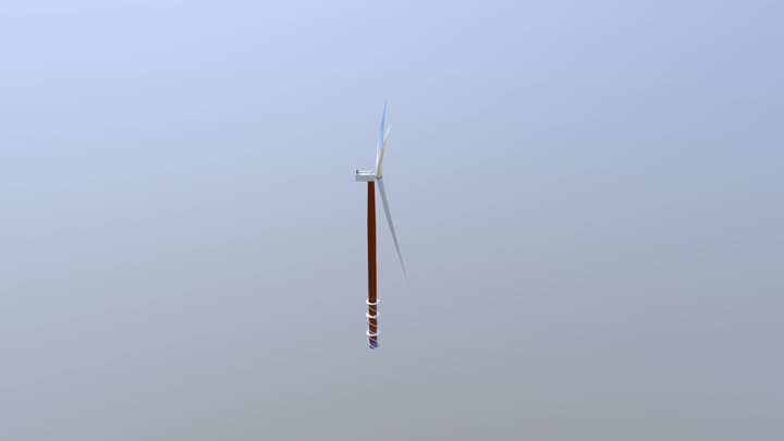 Wind turbine 3D Model