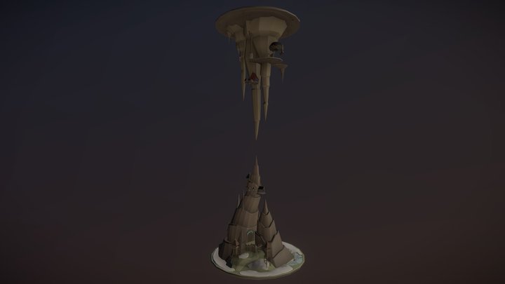 The Closed Prison of Kaldar | Cubeworld 3D Model