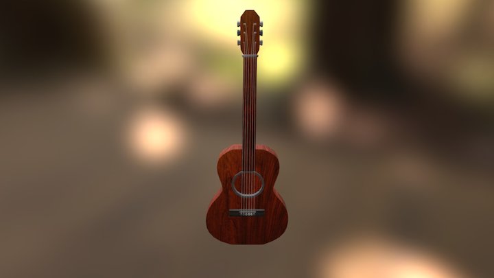 Guitar Model 3D Model