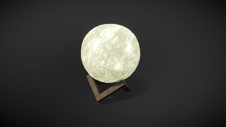 Moon lamp 3D Model