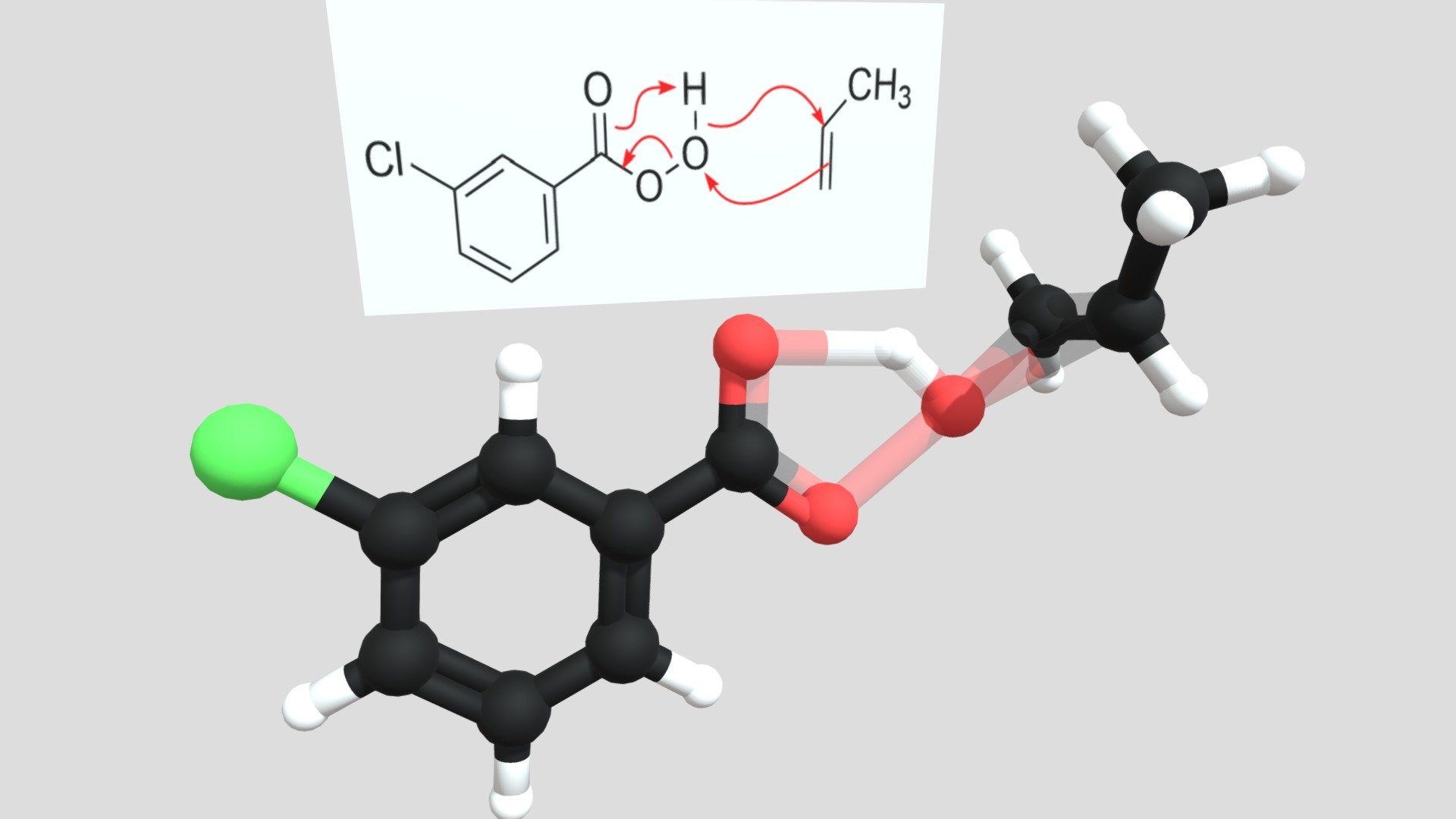Alkene Epoxidation — Sketchfab embed 3D viewer
