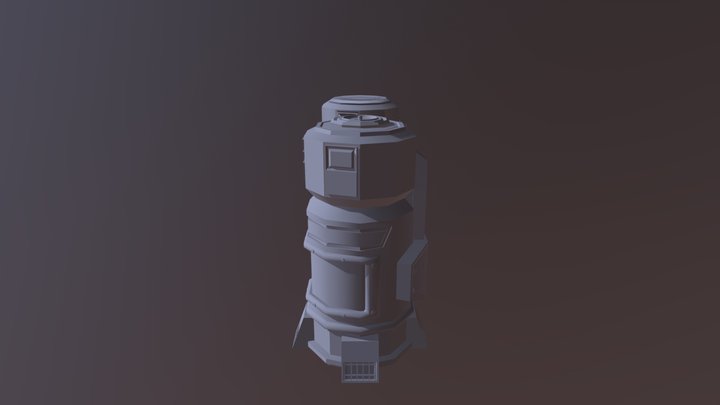 Canister Bump 3D Model