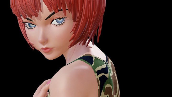 Girl 3D Model