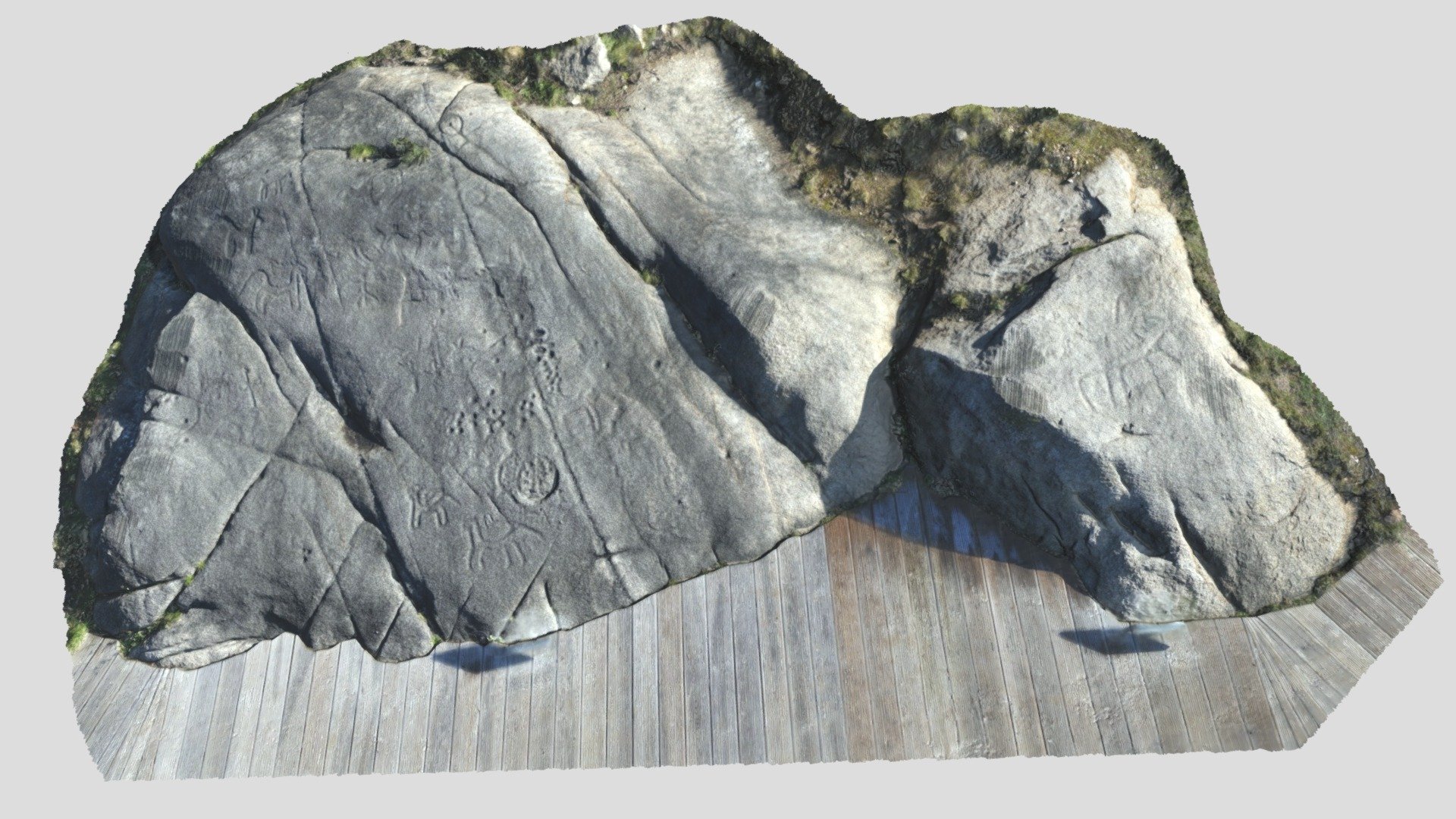 Petroglifo Taboexa - 1 con texturas
