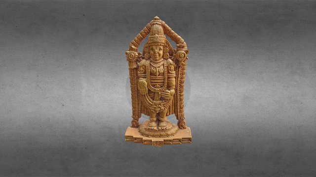 Idol of Hindu God 3D Model