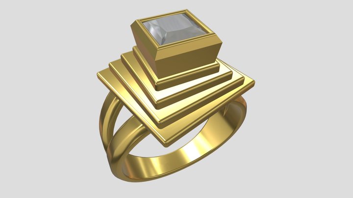 Braided Wedding Band ring 5mm wide 3dmodel 3D model 3D printable