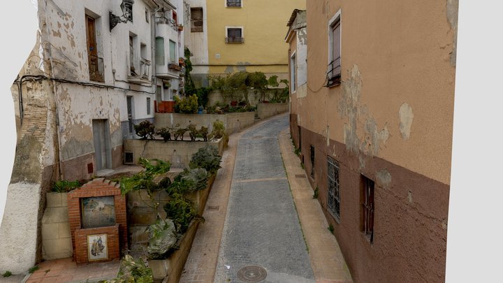 "Les Costeretes" Calle San Antonio Tramo 01 3D Model