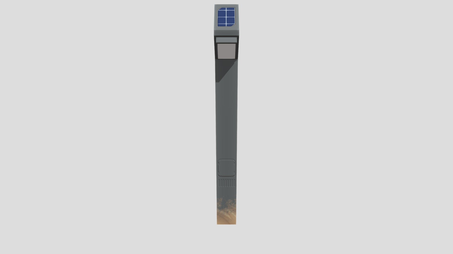 Sci-fi stylized streetlamp