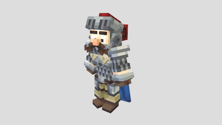 Knight npc 3D Model