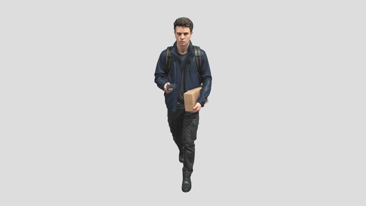 Courier On The Move – Modèle 3D gratuit STL