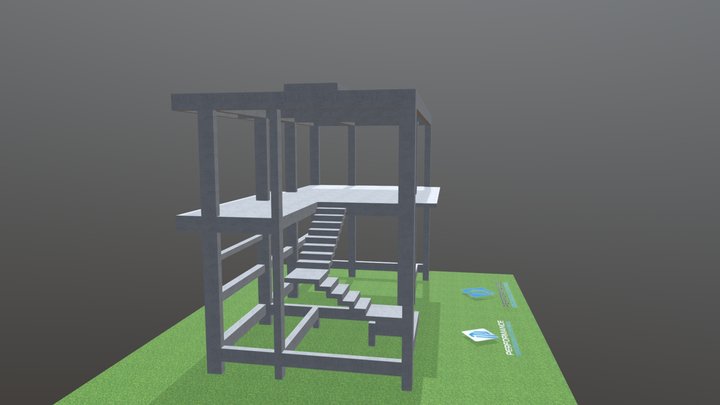 Projeto Estrutural 3D Model