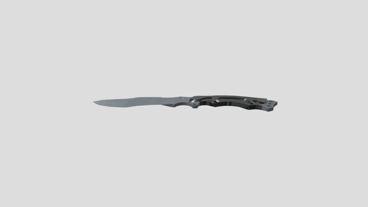 Military Knife 3D Model