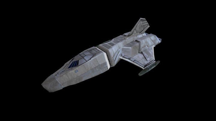 Andorian Destroyer 3D Model