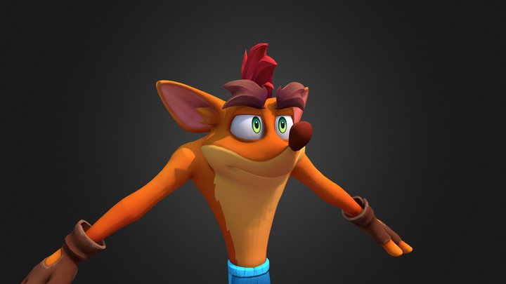 Crash Bandicoot (Crash 4 it's about time) 3D Model