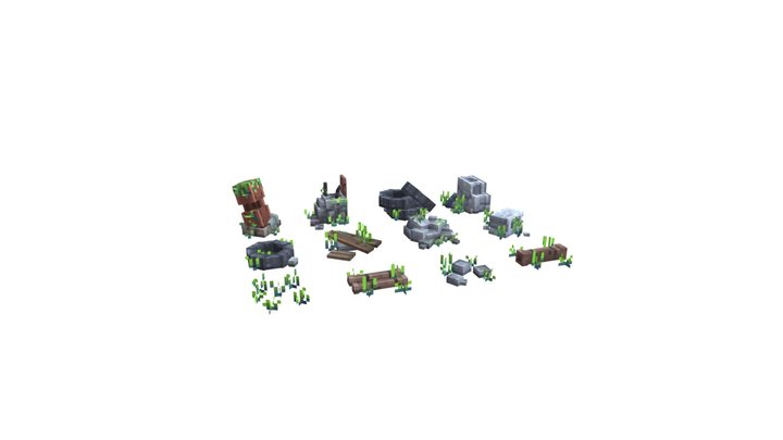 Environmental Destruction Pack 3D Model