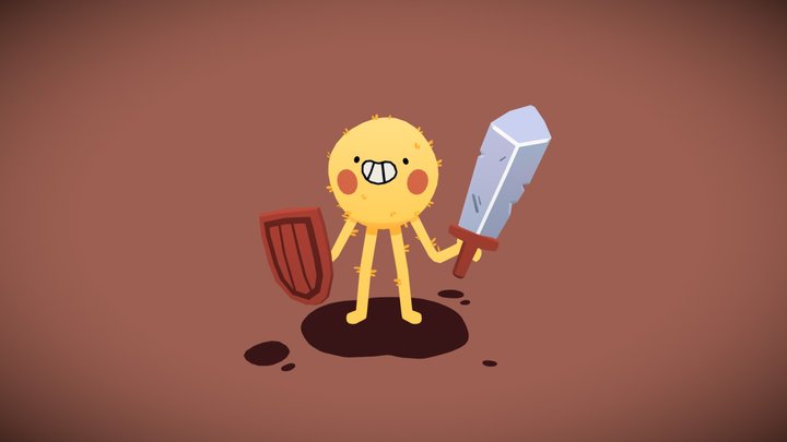A hero! 3D Model