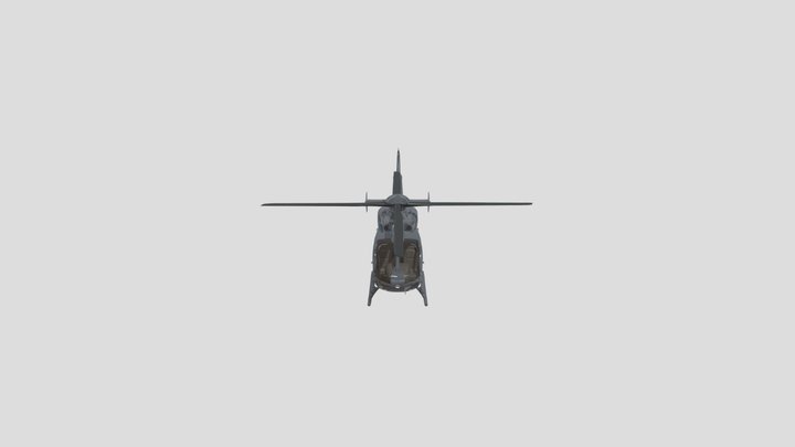 Helicopter 3D Model