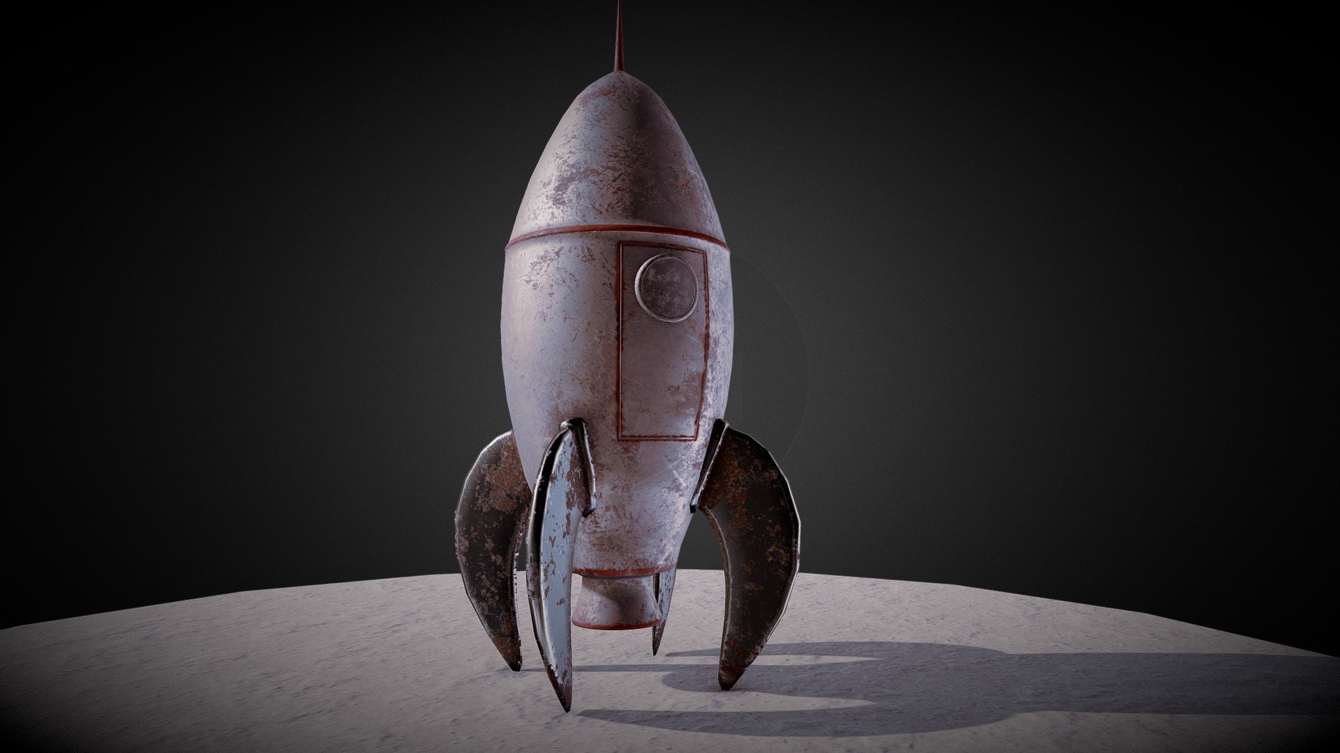 Rust rocket 3d model фото 6