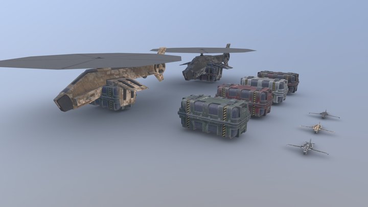 Call of Duty: Black Ops 2 - Drones – Gratis 3D-model STL
