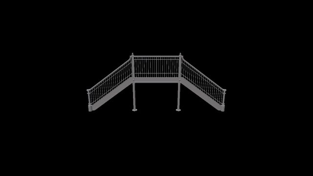8 Old Fulton Stair 3D Model