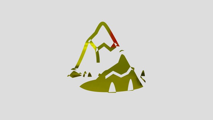 Snow Capped Mountain – Modelo 3D gratuito STL