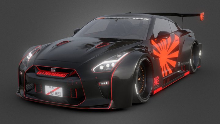 Nissan GT-R Bloody-Fang v1.O 3D Model