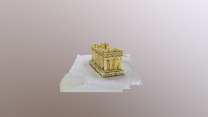 Alabaster Parthenon 3D 3D Model