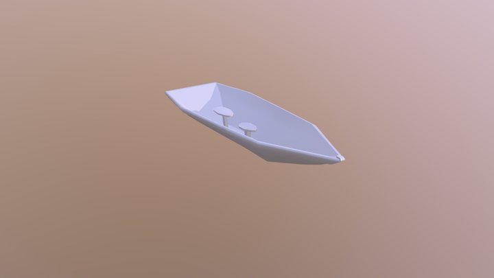 Father son boat 3D Model
