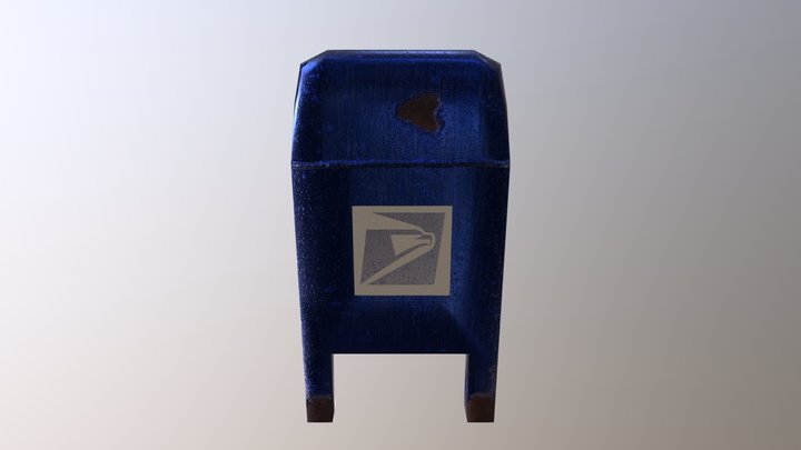 Old mail box 3D Model