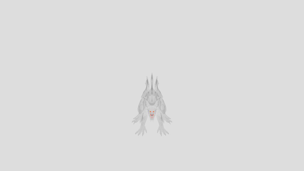 Molten Thorny Creature Rigged Game Ready